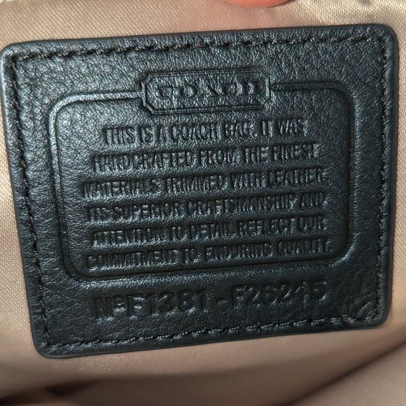 Coach Olive Green Signature C Shoulder Bag - Picture 3 of 3